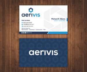 Business Card Design by Stylez Designz for Aerivis LLC | Design: #14230363