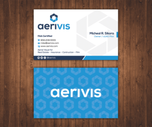 Business Card Design by Stylez Designz for Aerivis LLC | Design: #14230365