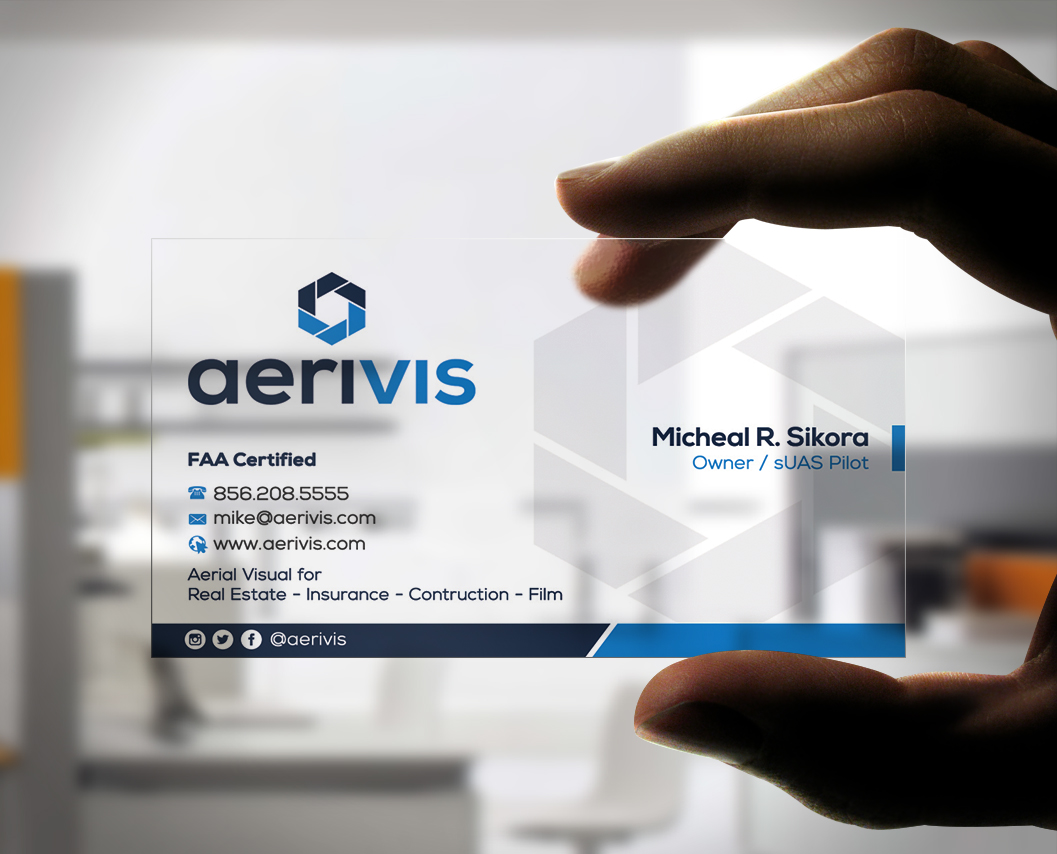 Business Card Design by Stylez Designz for Aerivis LLC | Design #14230366