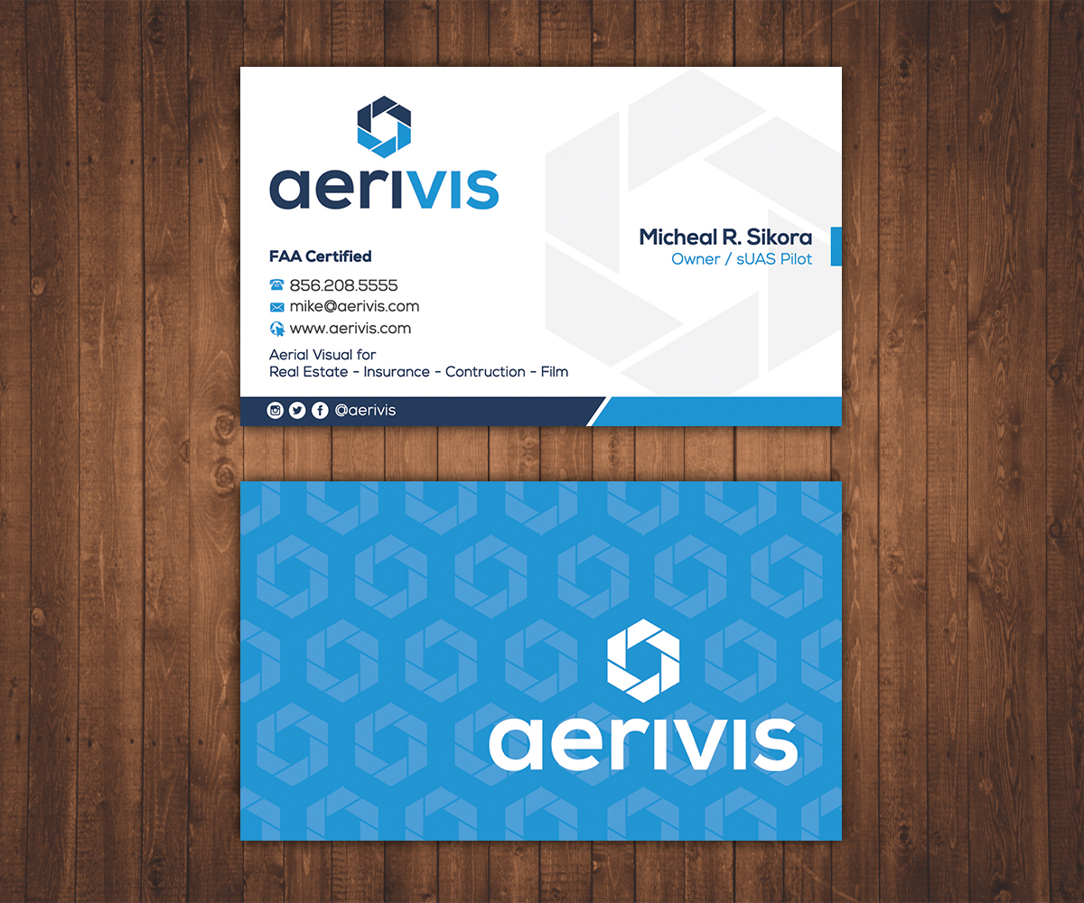 Design de Carte de Visite par Stylez Designz pour Aerivis LLC | Design #14230402
