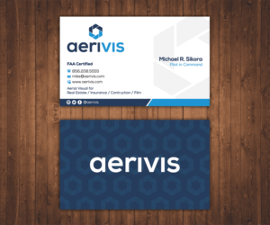 Business Card Design by Stylez Designz for Aerivis LLC | Design: #14233287
