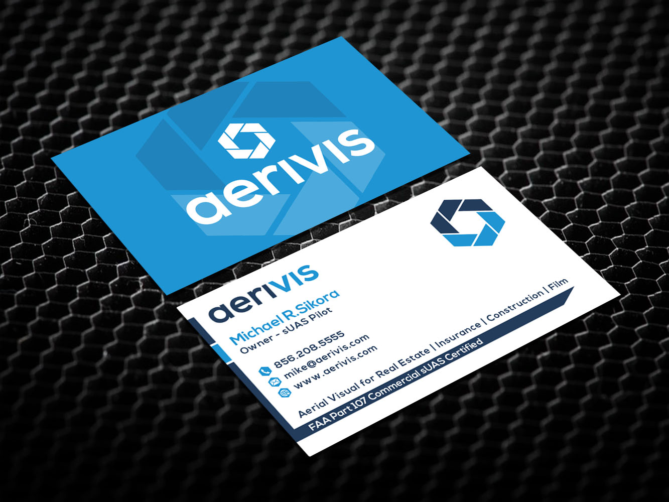 Design de Carte de Visite par Verified artistry (Design garden) pour Aerivis LLC | Design #14184512
