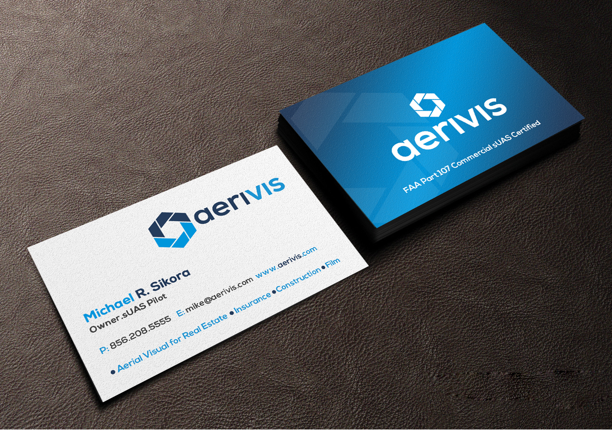 Business Card Design by Creations Box 2015 for Aerivis LLC | Design #14186258