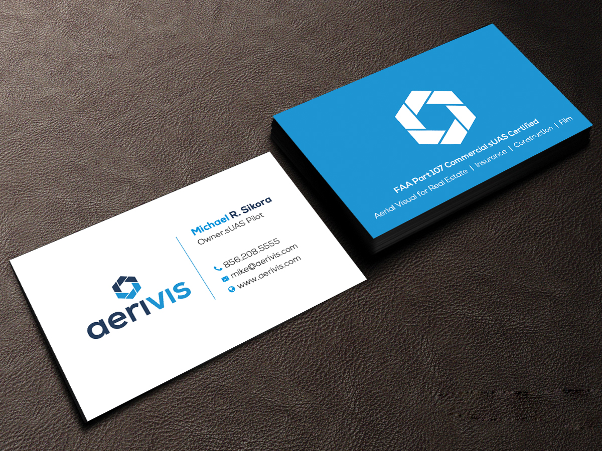 Business Card Design by Creations Box 2015 for Aerivis LLC | Design #14186266