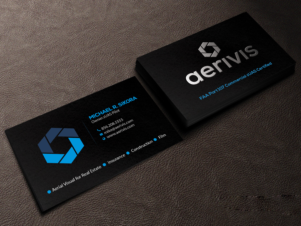 Business Card Design by Creations Box 2015 for Aerivis LLC | Design #14186267