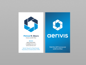 Business Card Design by Creations Box 2015 for Aerivis LLC | Design: #14186268