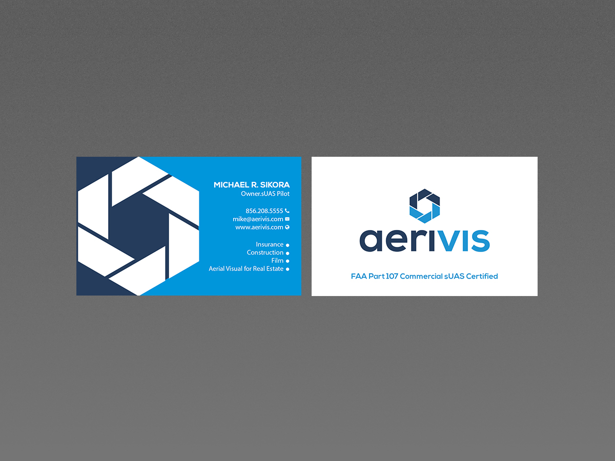 Design de Carte de Visite par Creations Box 2015 pour Aerivis LLC | Design #14186294