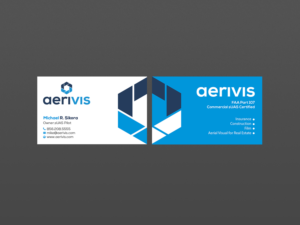 Business Card Design by Creations Box 2015 for Aerivis LLC | Design: #14186296