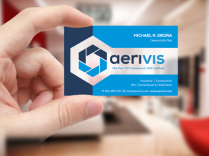 Business Card Design by Creations Box 2015 for Aerivis LLC | Design: #14186466