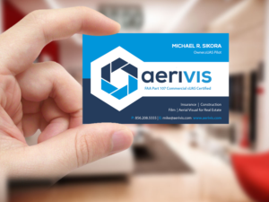 Business Card Design by Creations Box 2015 for Aerivis LLC | Design: #14186467