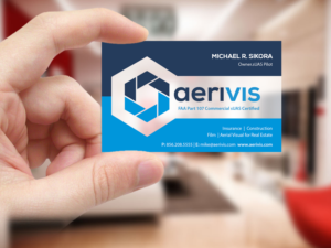 Business Card Design by Creations Box 2015 for Aerivis LLC | Design: #14186468