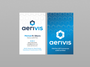 Business Card Design by Creations Box 2015 for Aerivis LLC | Design: #14186660