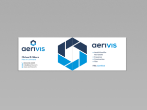 Business Card Design by Creations Box 2015 for Aerivis LLC | Design: #14237505