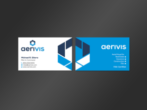 Business Card Design by Creations Box 2015 for Aerivis LLC | Design: #14244617