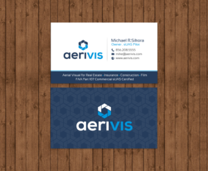 Business Card Design by chandrayaan.creative for Aerivis LLC | Design: #14182673