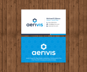 Business Card Design by chandrayaan.creative for Aerivis LLC | Design: #14182674