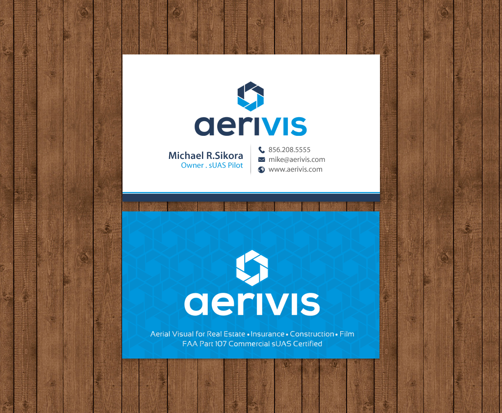 Design de Carte de Visite par chandrayaan.creative pour Aerivis LLC | Design #14182675