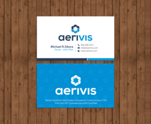 Business Card Design by chandrayaan.creative for Aerivis LLC | Design: #14182687
