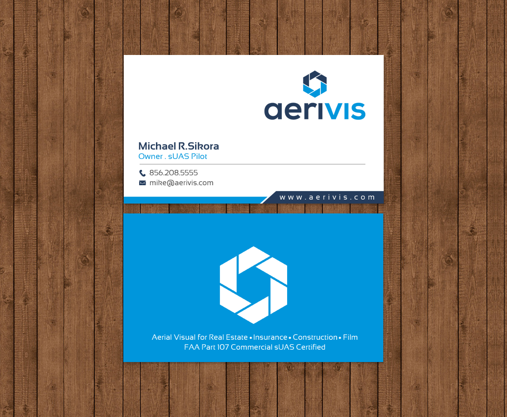 Design de Carte de Visite par chandrayaan.creative pour Aerivis LLC | Design #14182688