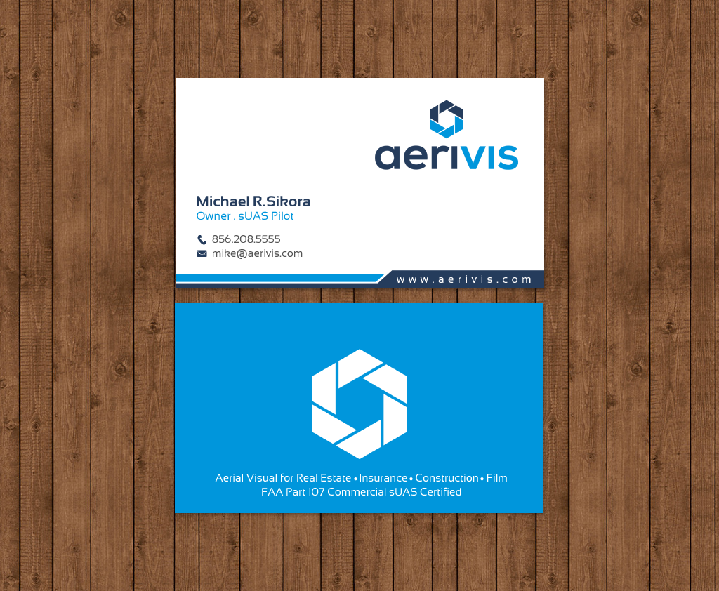 Design de Carte de Visite par chandrayaan.creative pour Aerivis LLC | Design #14182689
