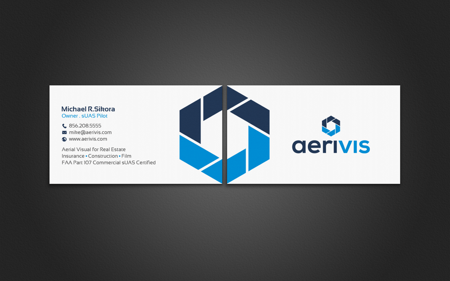 Design de Carte de Visite par chandrayaan.creative pour Aerivis LLC | Design #14182712