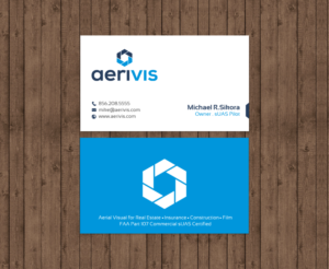 Business Card Design by chandrayaan.creative for Aerivis LLC | Design: #14182713