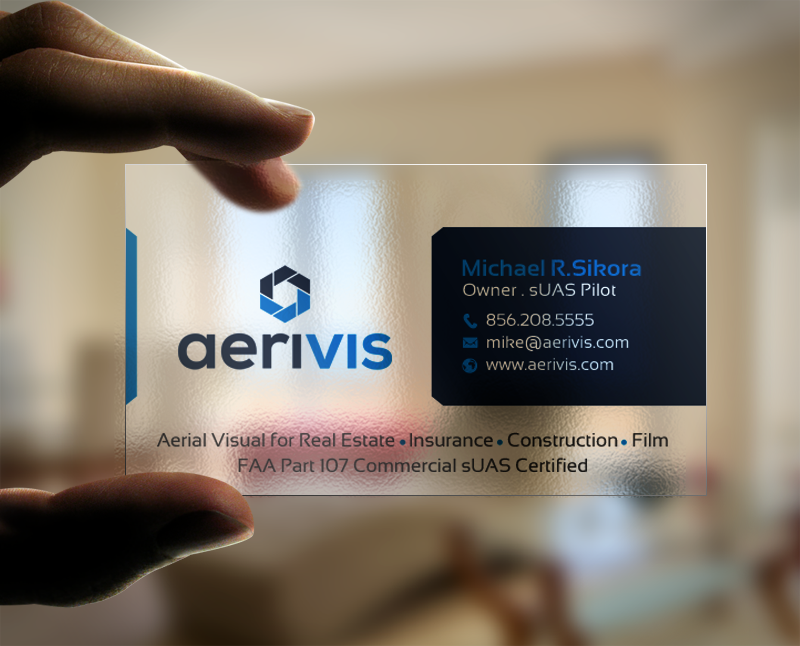 Business Card Design by chandrayaan.creative for Aerivis LLC | Design #14182751