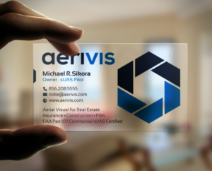 Business Card Design by chandrayaan.creative for Aerivis LLC | Design: #14182752