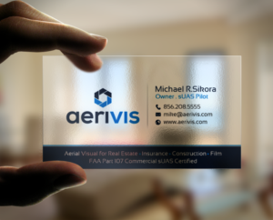 Business Card Design by chandrayaan.creative for Aerivis LLC | Design: #14182753