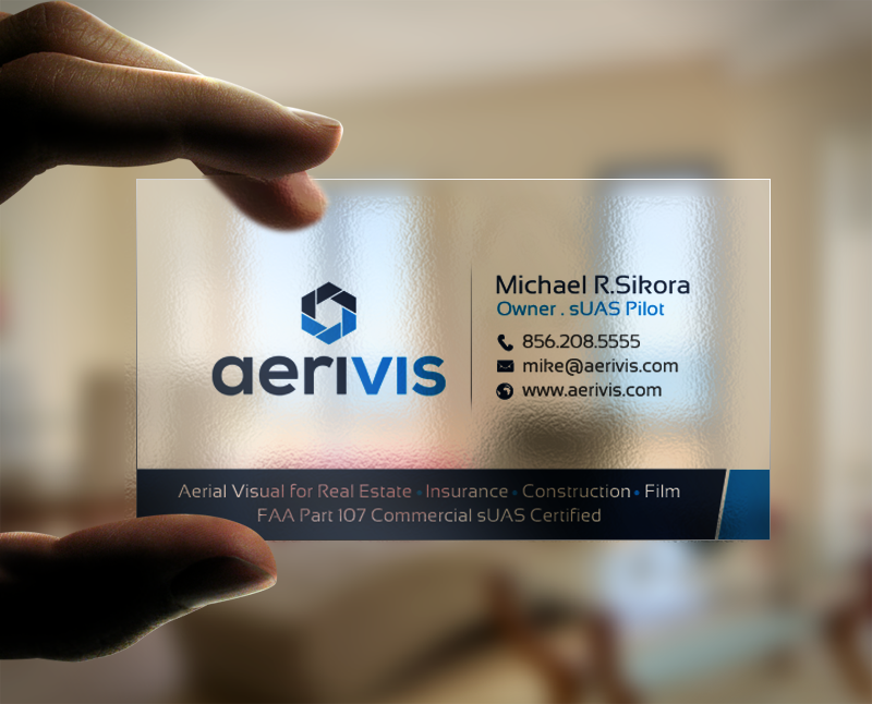 Business Card Design by chandrayaan.creative for Aerivis LLC | Design #14182756