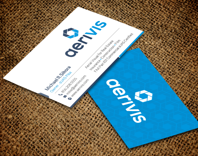 Business Card Design by chandrayaan.creative for Aerivis LLC | Design #14182758