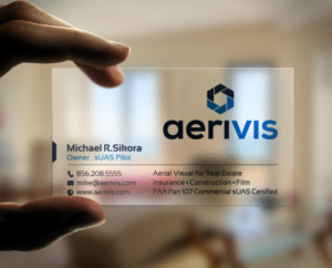 Business Card Design by chandrayaan.creative for Aerivis LLC | Design: #14182759