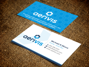 Business Card Design by chandrayaan.creative for Aerivis LLC | Design: #14292083