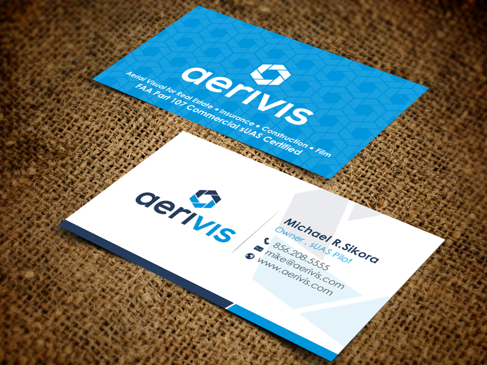 Business Card Design by chandrayaan.creative for Aerivis LLC | Design #14292142
