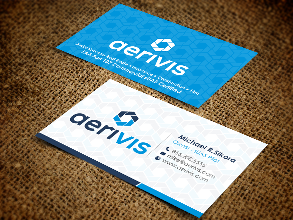 Business Card Design by chandrayaan.creative for Aerivis LLC | Design #14292941