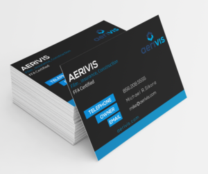 Business Card Design by kamelaltohamy for Aerivis LLC | Design: #14212460