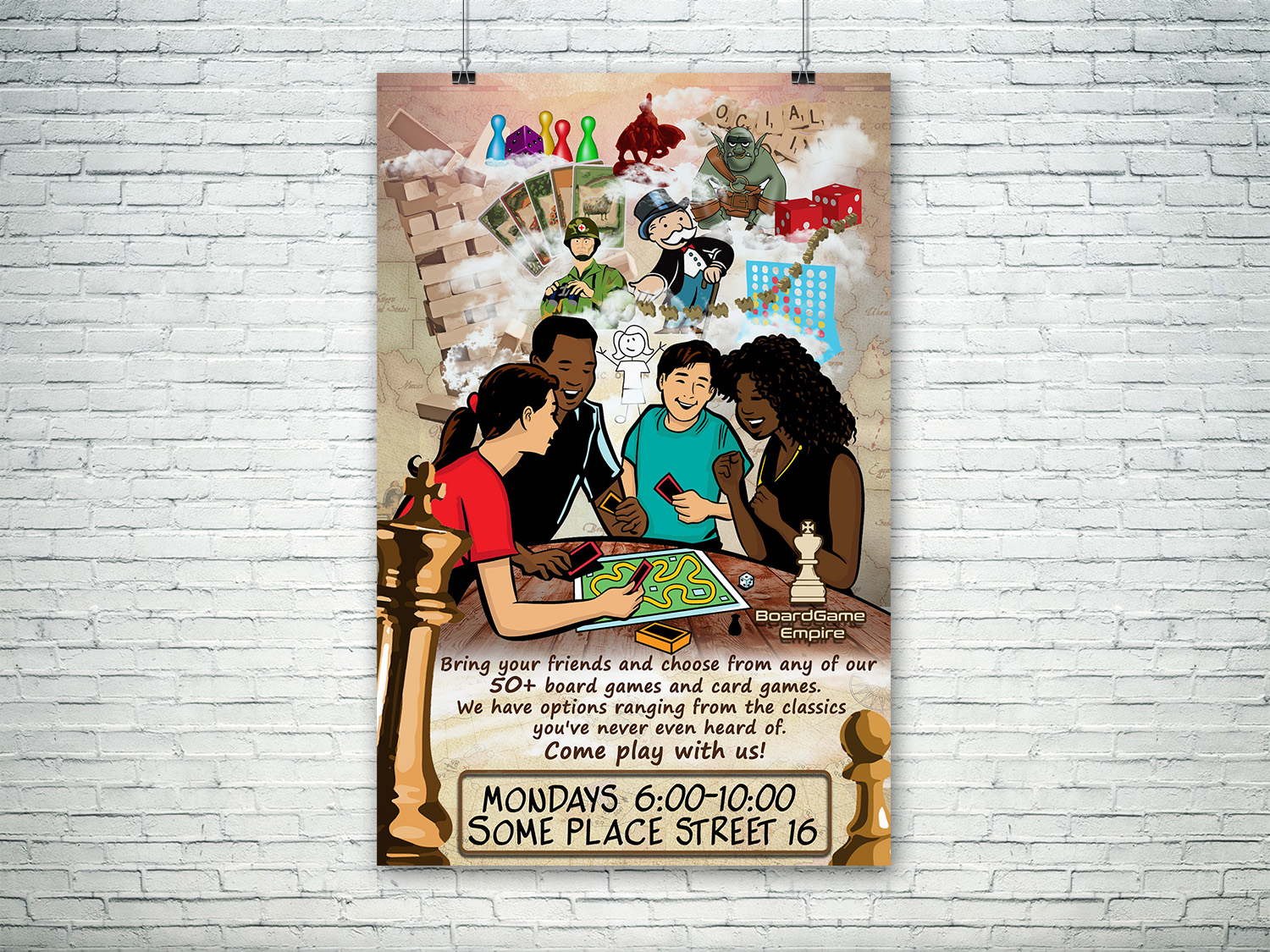 Poster-Design von Lesaba Design für BoardGame Empire | Design #14215371