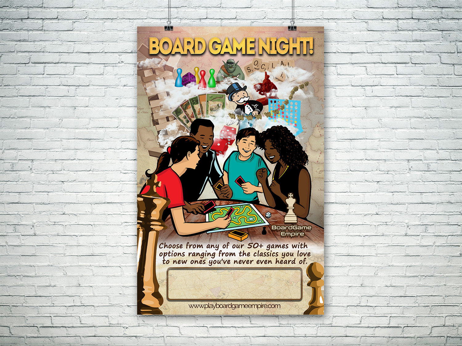 Poster-Design von Lesaba Design für BoardGame Empire | Design #14221268