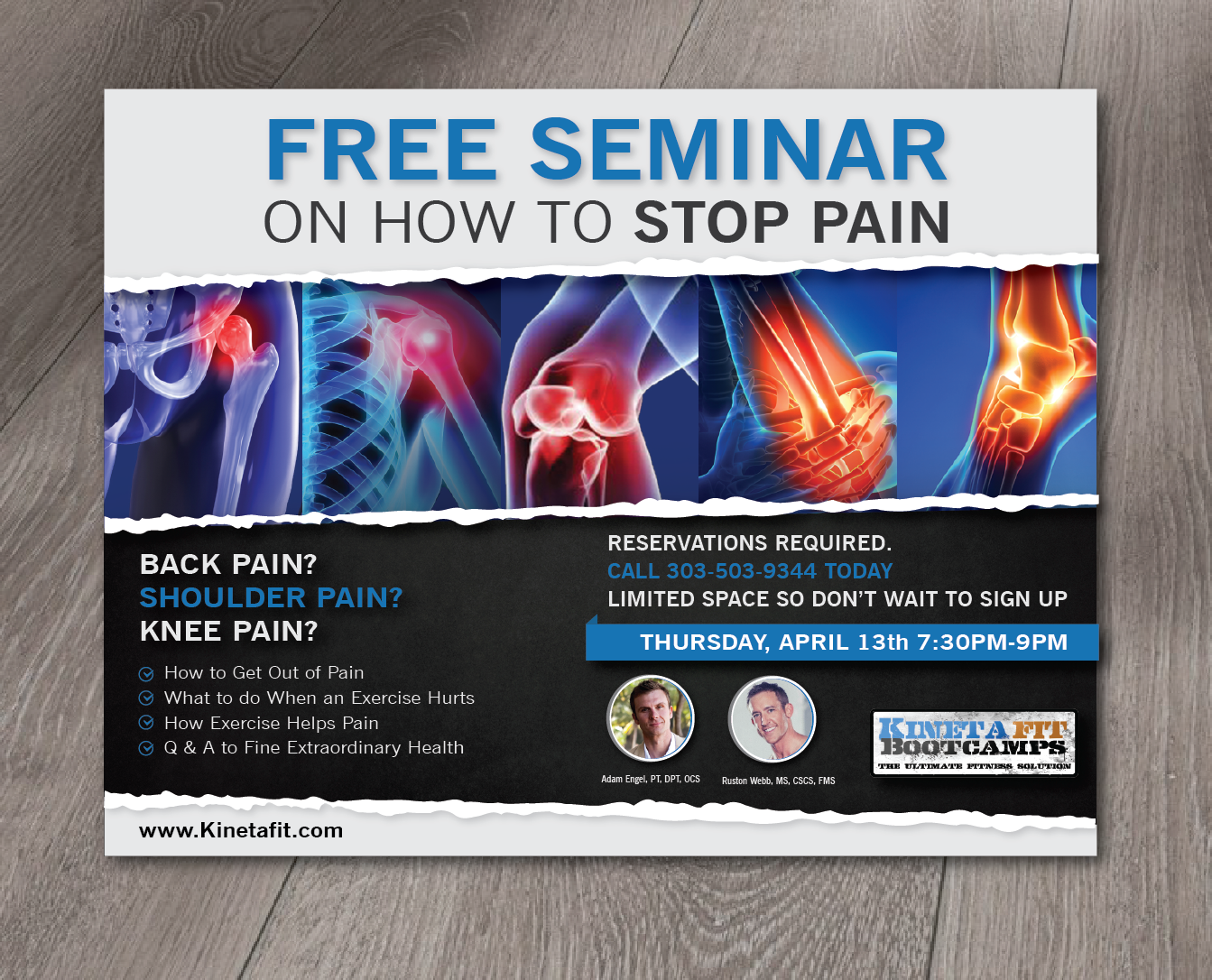 Flyer Design by alex989 for Kinetafit | Design: #14162835