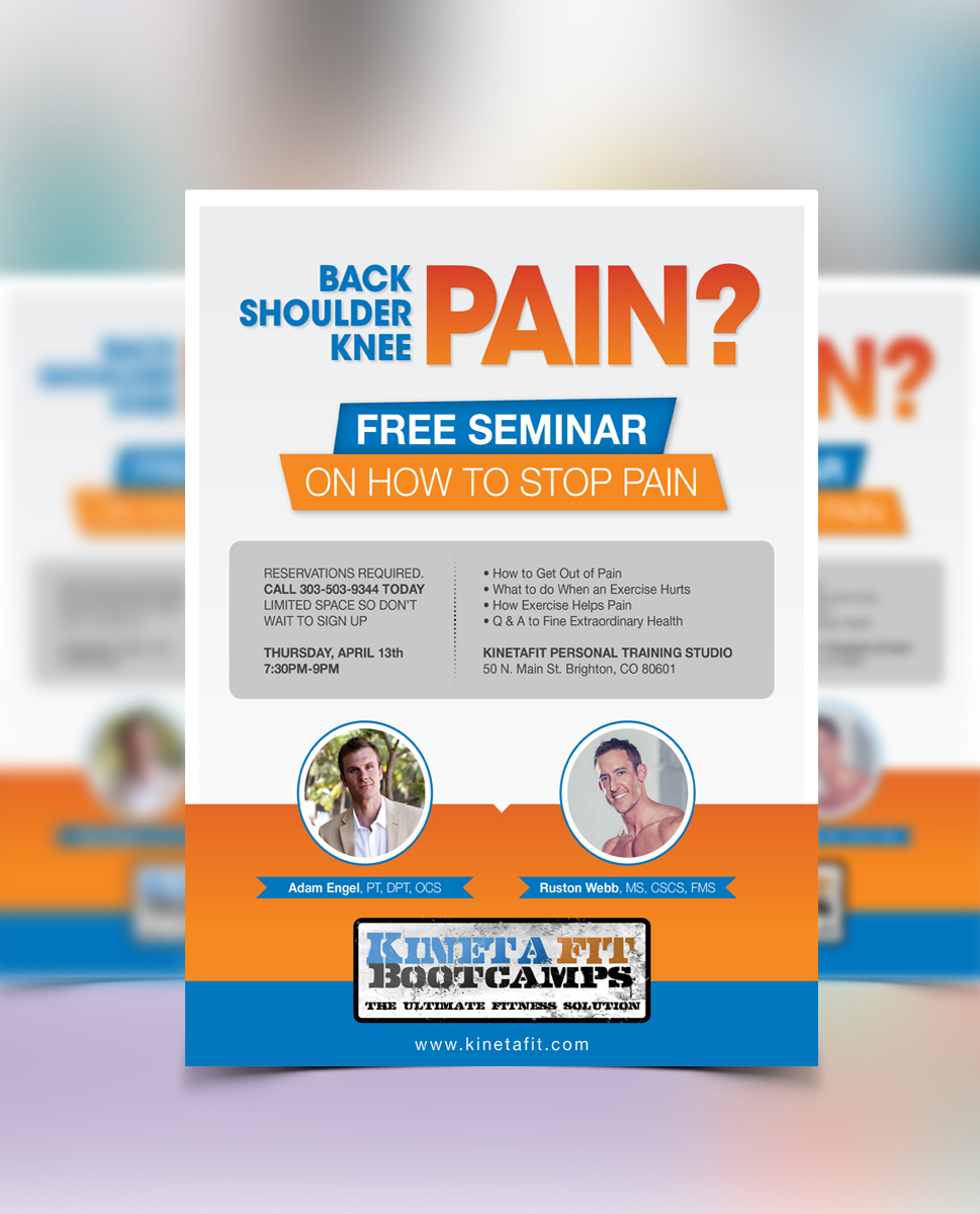 Flyer Design by Vignesh Hardy for Kinetafit | Design #14153318