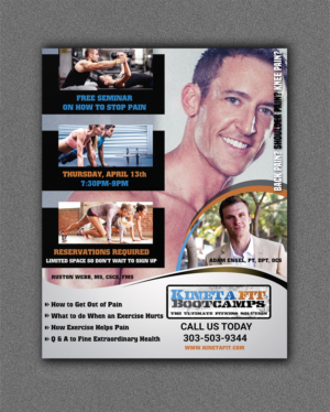 Flyer Design by Kowzi for Kinetafit | Design: #14149526