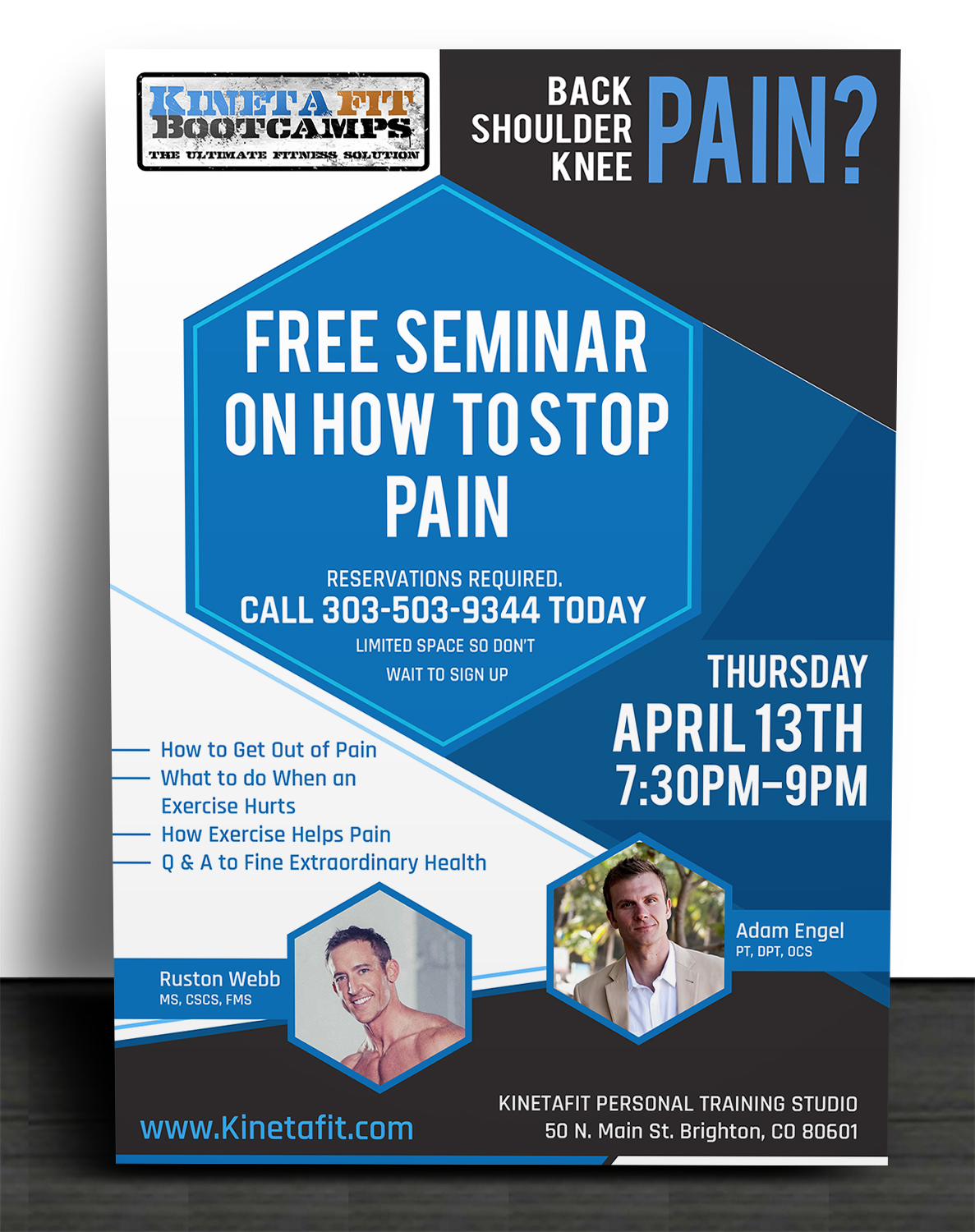Flyer Design by SAI DESIGNS for Kinetafit | Design #14162799