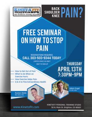 Flyer Design by SD WEBCREATION for Kinetafit | Design #14162799