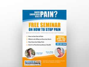 Pain Seminar Flyer 8.5x11 | Diseño de Flyer por PRstudios