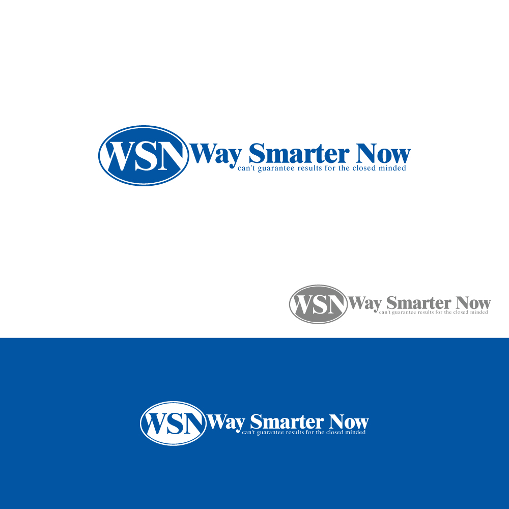 Logo Design by Vic for Way Smarter Now | Design #14155850