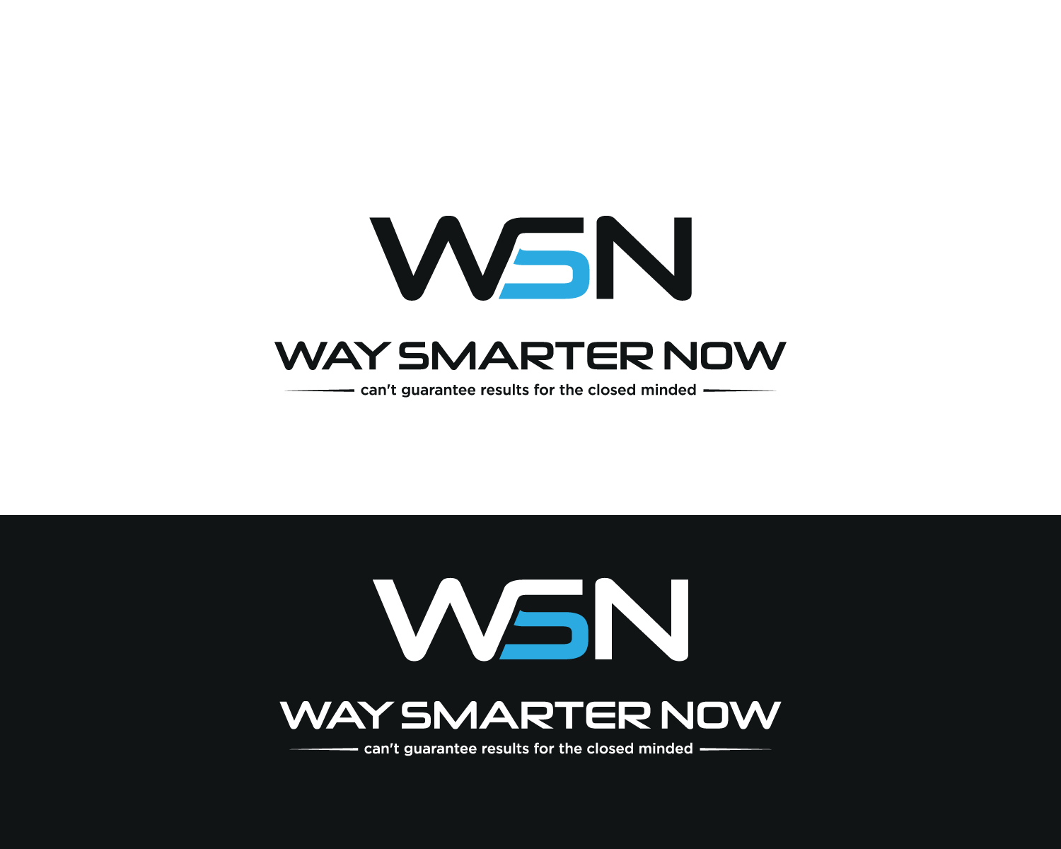 Logo Design by Atec for Way Smarter Now | Design #14160911