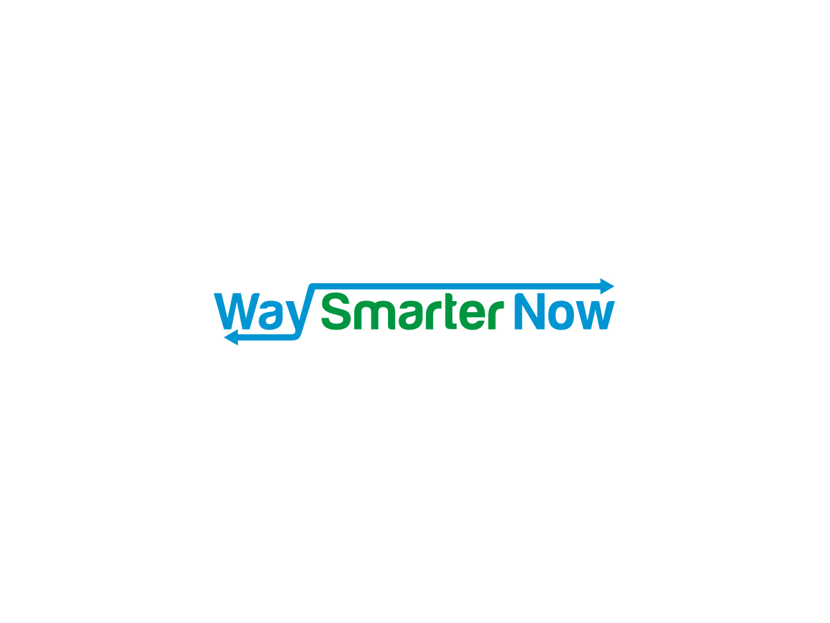Logo Design by Slant Line Media for Way Smarter Now | Design #14185098