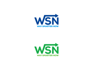 Logo Design by Slant Line Media for Way Smarter Now | Design: #14185153