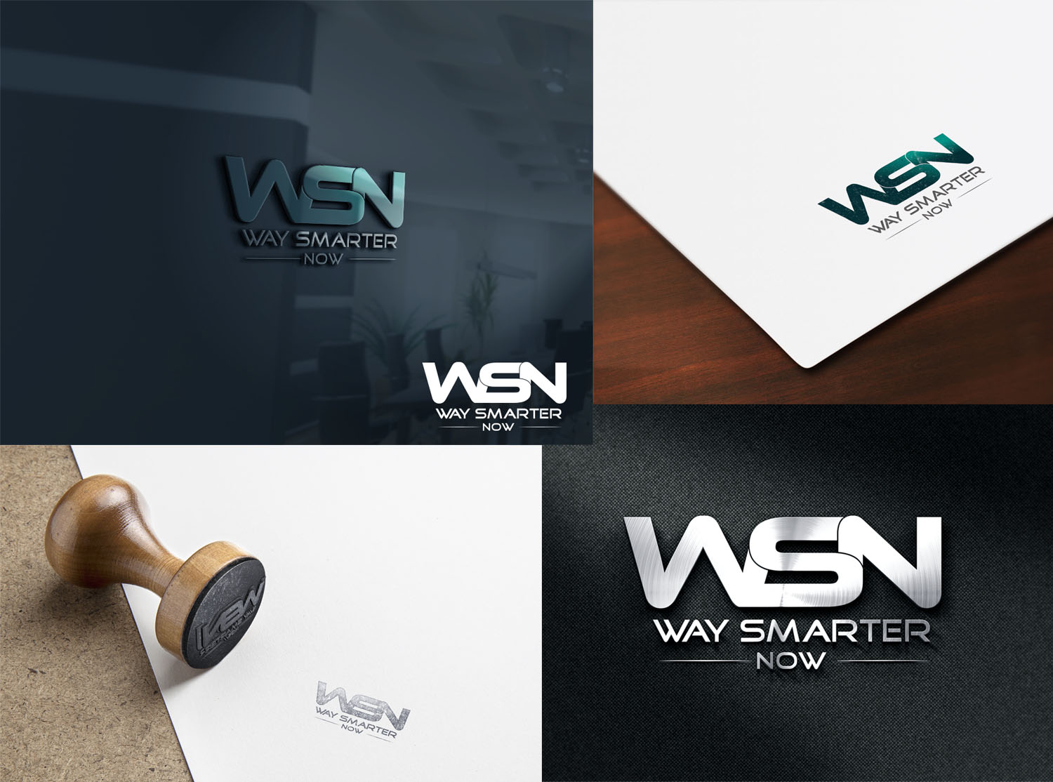 Logo Design by aexoagency for Way Smarter Now | Design #14155852