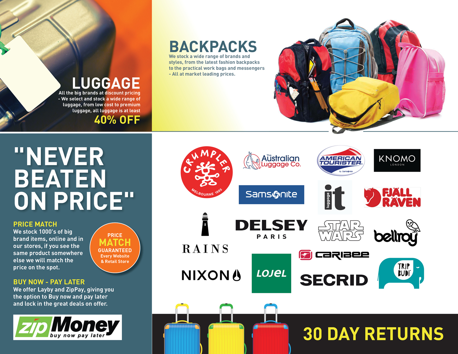 Flyer Design by DesignFive for Love Luggage Pty Ltd | Design #14172726
